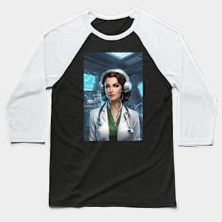 Futuristic doctor art Baseball T-Shirt